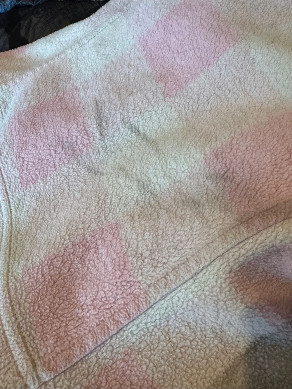 Columbia Girls' Pink and White Plaid Fleece Jacket